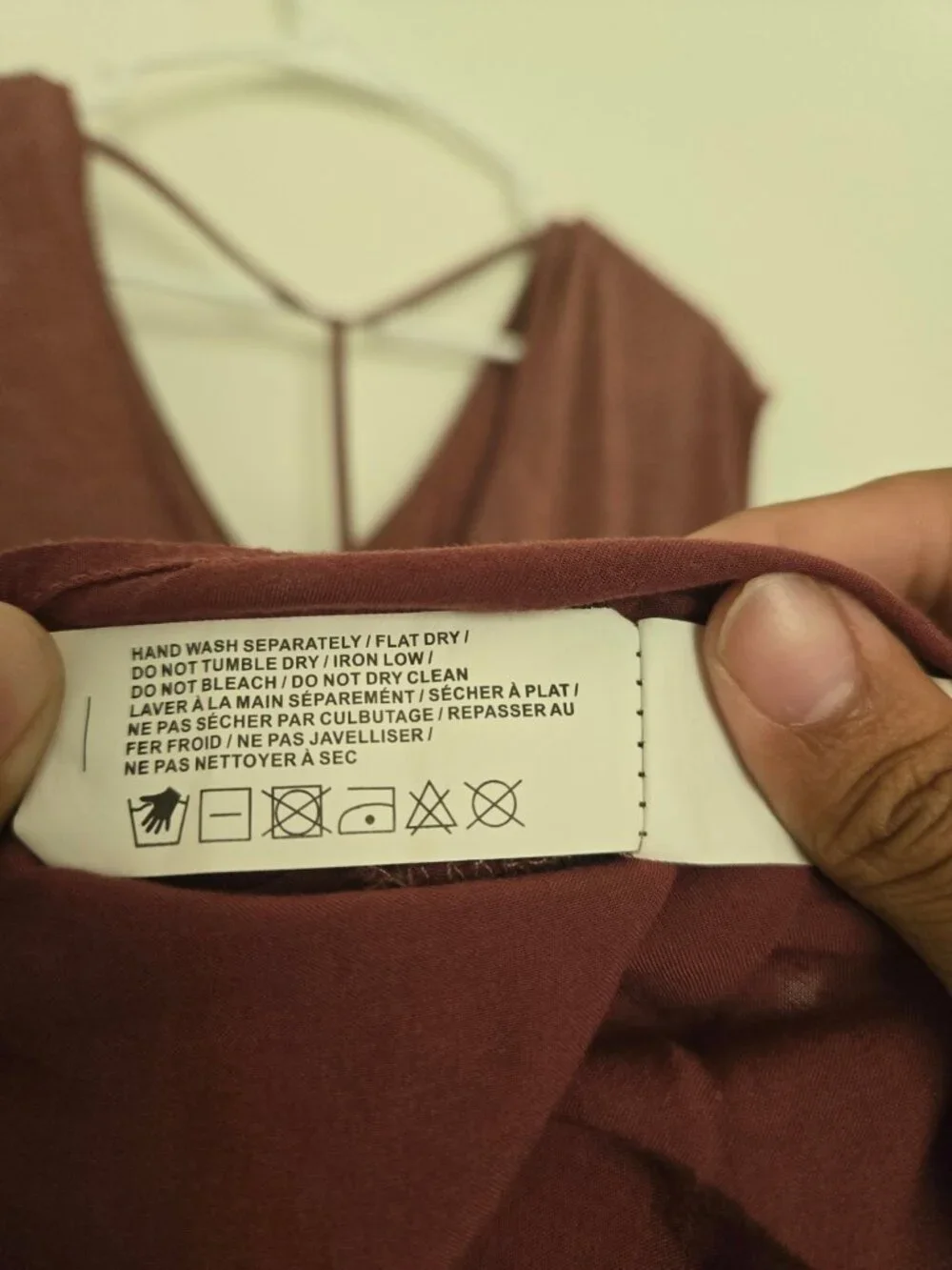 Anthropologie Meadow Rue Mauve/Wine Quincy Top - Picture 5 of 5